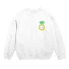 おしゃまち歩き【北海道】の誕生石シリーズ（8月・ペリドット） Crew Neck Sweatshirt