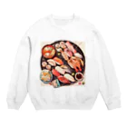 AQUAMETAVERSEの寿司 Marsa 106 Crew Neck Sweatshirt