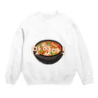 納豆ごはんの韓国料理　맛있다! Crew Neck Sweatshirt