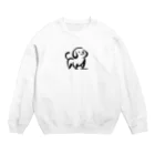 クリエイティブ・スタイル・ストアの散歩つれてけ Crew Neck Sweatshirt