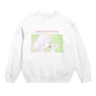 nya-mew（ニャーミュー）のネコチャン×ネコチャン Crew Neck Sweatshirt