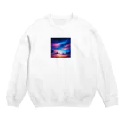 podotataのブルーアワー Crew Neck Sweatshirt