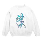 calligra_rtの【葉】love cheering Crew Neck Sweatshirt