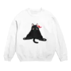 くろついchのくろちゃん Crew Neck Sweatshirt