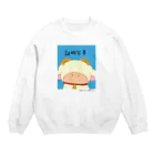 ささき牧場店の証明写真（風） Crew Neck Sweatshirt