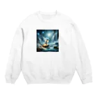 太陽の手の水の妖精 Crew Neck Sweatshirt