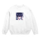 shi-samaのワイルド女子中学生✨ Crew Neck Sweatshirt