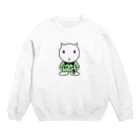 NKFE3のNKFE/猫/キャット/ペア/ユニセックス/お揃い/記念日 Crew Neck Sweatshirt