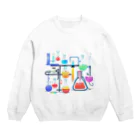 パキュラSHOPのカラフルなサイエンス Crew Neck Sweatshirt