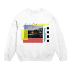 こだまのよるのアヒルボート Crew Neck Sweatshirt