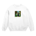 tentetenの果物の英雄 Crew Neck Sweatshirt