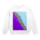 BEYOND_BEYONDの紫浄土 Crew Neck Sweatshirt