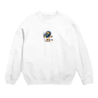 nono_0703のボーカル・ライオン Crew Neck Sweatshirt