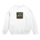 pepesamaのレトロゲーム風 Crew Neck Sweatshirt