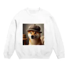 ANTARESのおでかけ柴犬 Crew Neck Sweatshirt