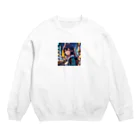 sion1010のひとりで演奏する、夢いっぱいの女の子♪ Crew Neck Sweatshirt