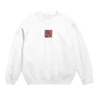 やま　イラストレーター　HEXA NET 販売美麗イラストレーター描きますのアイスクリーム Crew Neck Sweatshirt