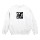 万事屋の不思議な魅力漂う梟 Crew Neck Sweatshirt