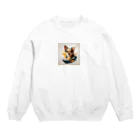 チワワ愛好家ショップのペット愛好家にぴったりのアート作品✨ Crew Neck Sweatshirt