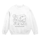 alonerbgの科学どこでも物理化学エレクトロニクス Crew Neck Sweatshirt