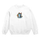 scarlet358のドラゴンくん Crew Neck Sweatshirt