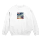 秋山せれなの空のグラデーション Crew Neck Sweatshirt