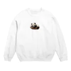 たまちゃんSHOPのねむねむパンダ Crew Neck Sweatshirt