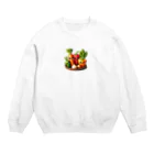 koumeiのベジタらぶ Crew Neck Sweatshirt