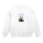 Tomohiro Shigaのお店のI love tennis.（その２） Crew Neck Sweatshirt