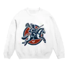 jyabajyaのインディアンくん Crew Neck Sweatshirt