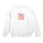 MEGROOVEのドーナツいっぱい🍩 Crew Neck Sweatshirt