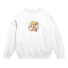 xsayaxの不思議の国の少女✨夢🐇🎩 Crew Neck Sweatshirt