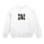 Mikan888のYoruno hukurou Crew Neck Sweatshirt