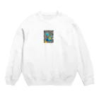 ○○の不思議のアートの不思議 Crew Neck Sweatshirt