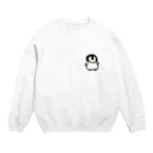 ちぃちゃんのアトリエのゆるいペンギンさん Crew Neck Sweatshirt