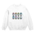 mononainaiの井の頭線8兄弟 Crew Neck Sweatshirt