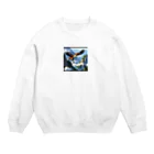 ganeshaのコアラップンでスケートボード体験 Crew Neck Sweatshirt