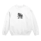 Seiji-Mの重力を超越して障害物を飛び越える競走馬 Crew Neck Sweatshirt