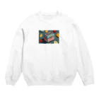 さぎょう擁のミニ弁当と学食の時間 Crew Neck Sweatshirt