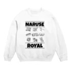 成瀬ロイヤルのROYALアメリカンイラスト Crew Neck Sweatshirt