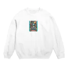 スケートリートのサンセットストリート Crew Neck Sweatshirt