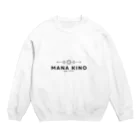 リモデザインスタジオのMANA KINO ロゴ｜MANA KINO Crew Neck Sweatshirt