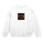 ganeshaのバロック調エレガンスステンドグラス Crew Neck Sweatshirt