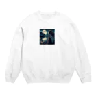 チロライショップの月夜の Crew Neck Sweatshirt