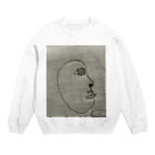 Sa724の顔 Crew Neck Sweatshirt