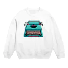 愛着ライフのタイプライター Crew Neck Sweatshirt