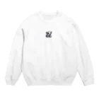 たんたん狸の不気味で可愛い森の不気味で可愛いタマンデュア001 Crew Neck Sweatshirt