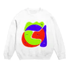 とうもろこし粉のほりゅう Crew Neck Sweatshirt