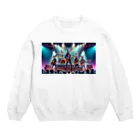 ANIMAL HEROES -musical band-のワイルドロックフェスタ - ダンシングアニマルズ Crew Neck Sweatshirt