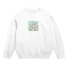 Michiru-2024のちんあなごくん Crew Neck Sweatshirt